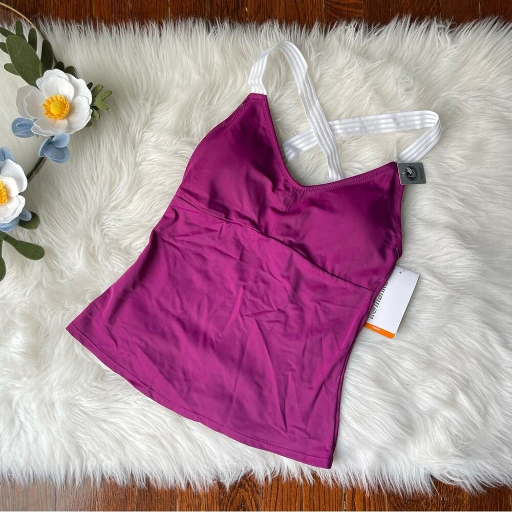 Magenta Tankini Top NWT Size Small